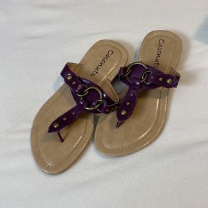 Purple TStrap Sandal